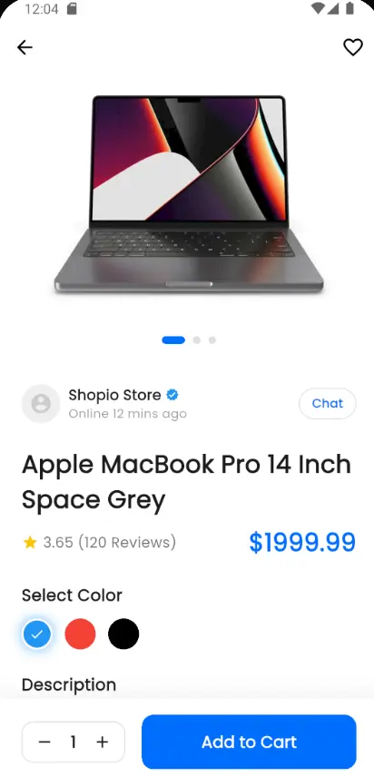 إنشاء واجهات تطبيق موبايل باستخدام Flutter