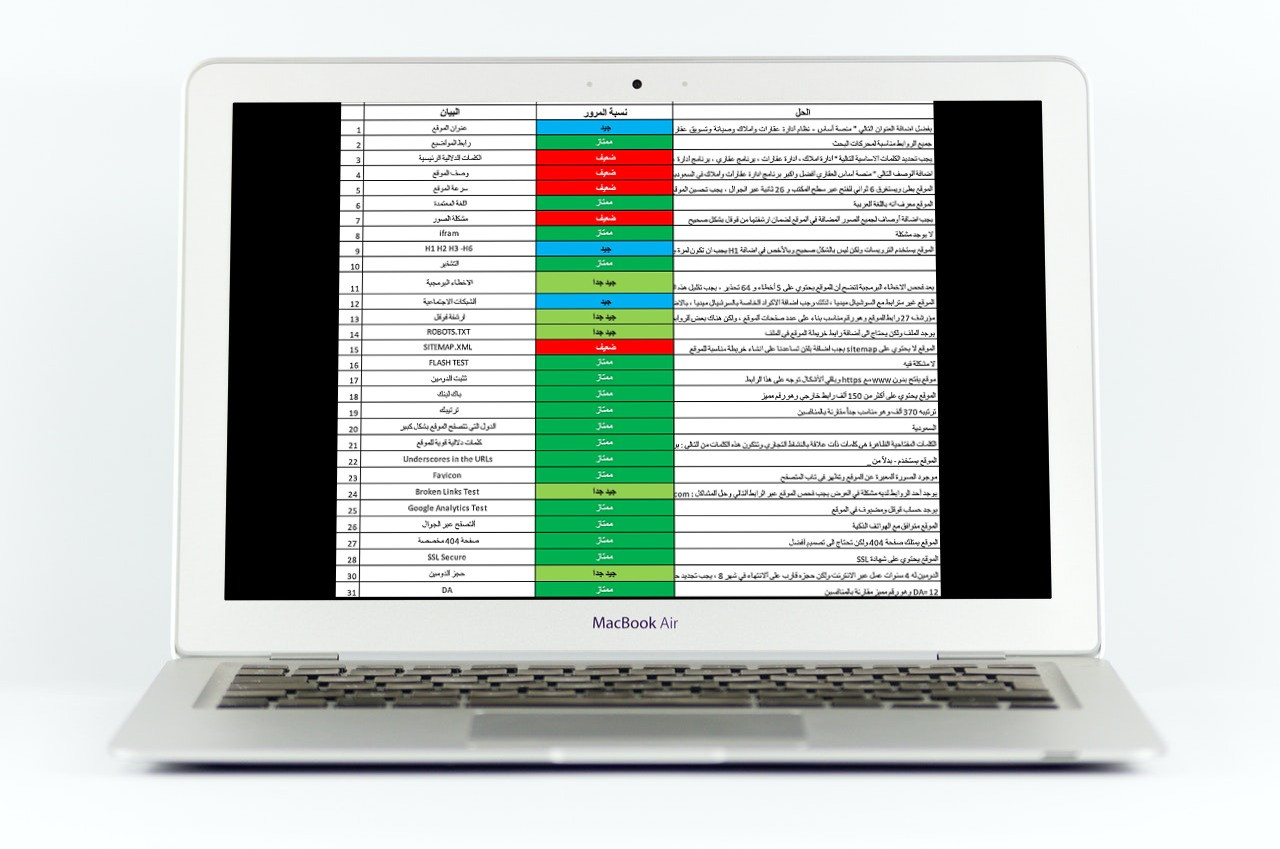 تحليل SEO Audit