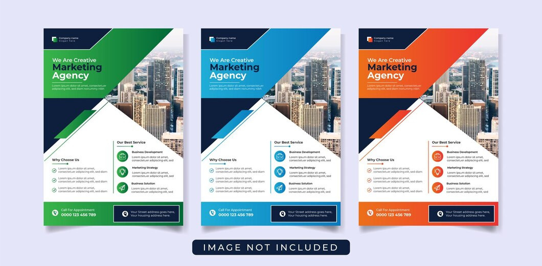 تصميم بوسترات وبنرات وبروشورات  مميزة و احترافية