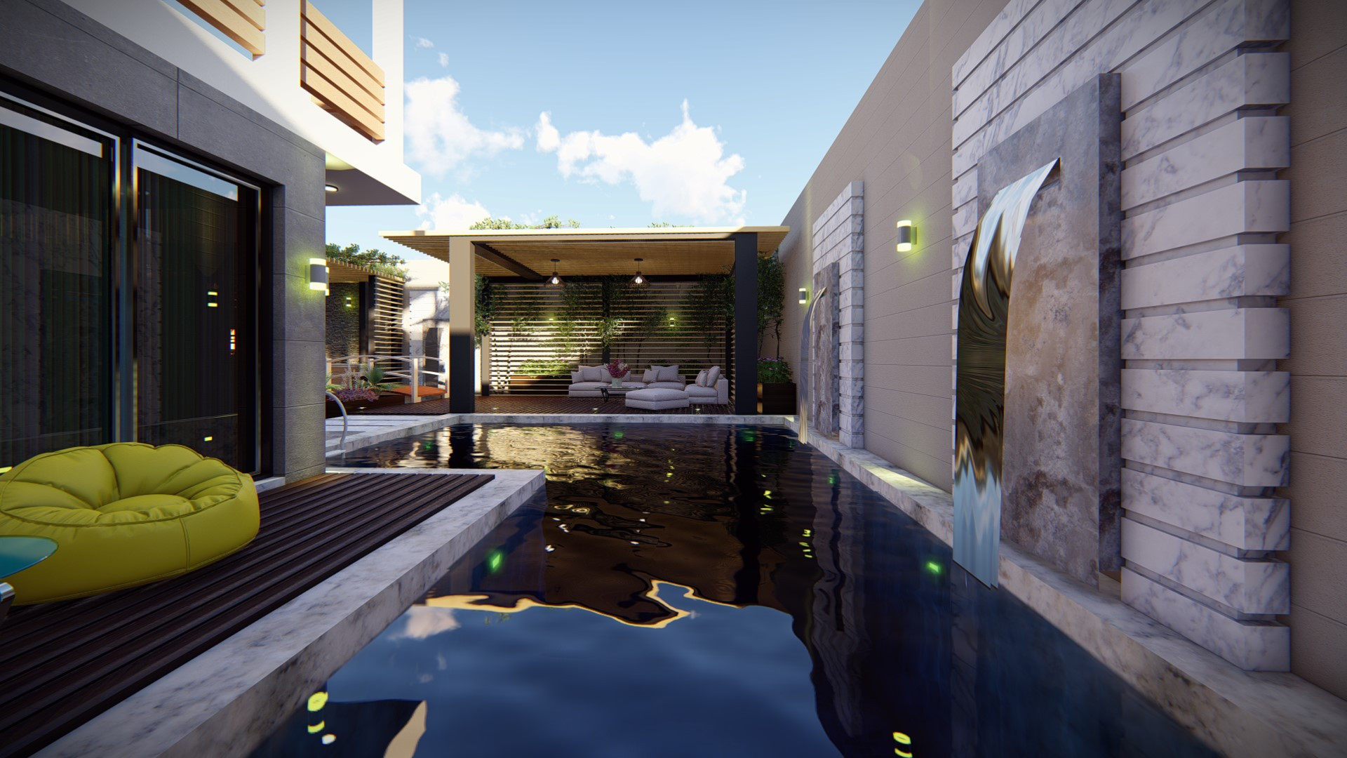 تصميم معماري وديكور وانشائي لمشاريكم الهندسية