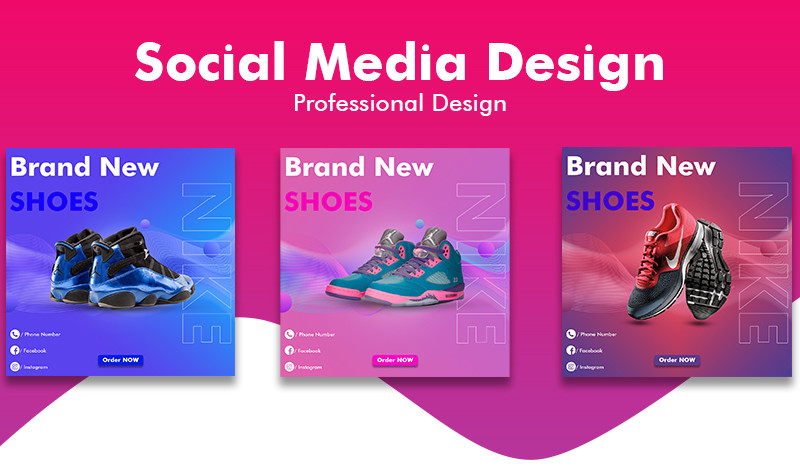 تصاميم السوشل ميديا احترافية