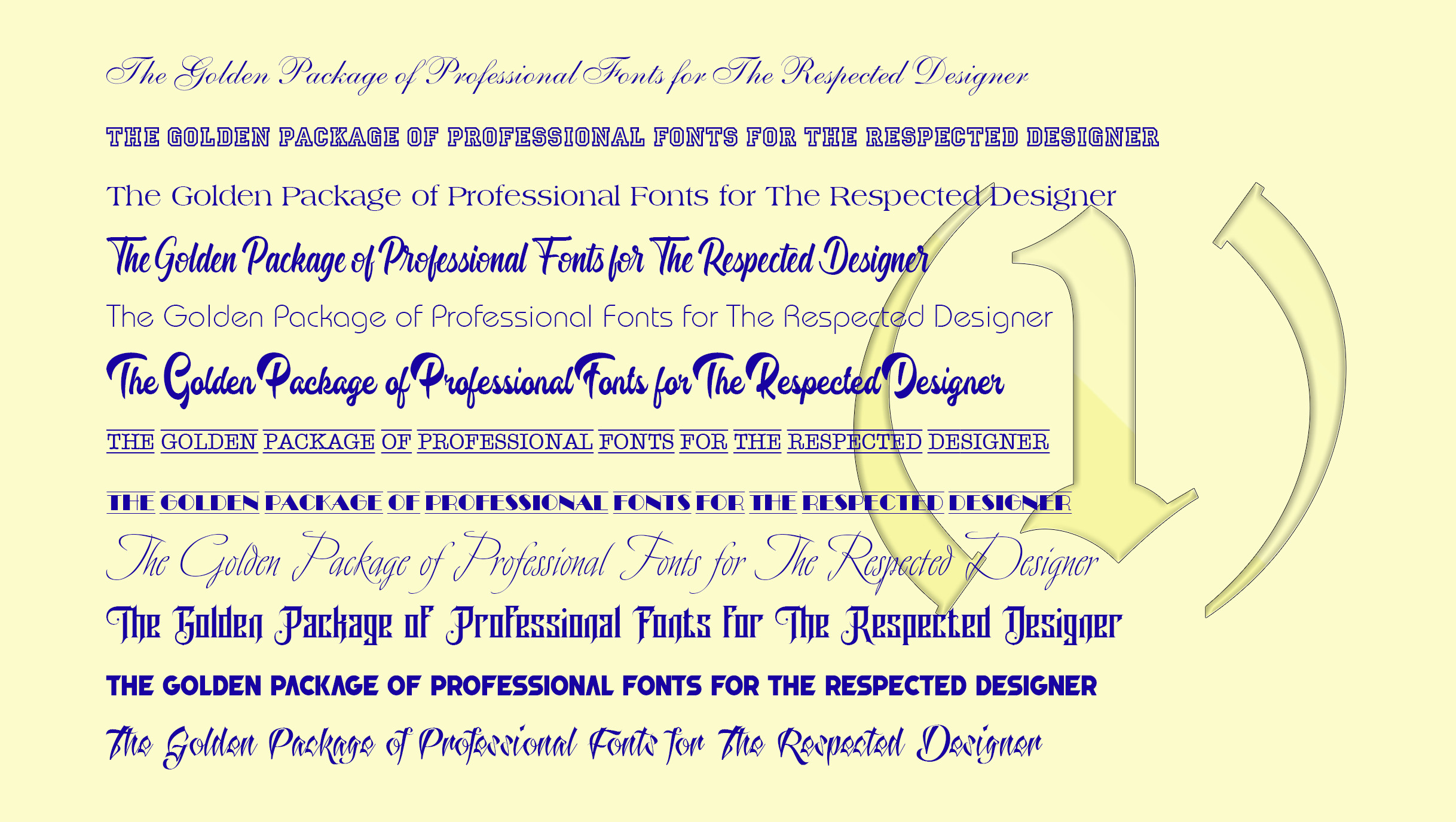 مجموعة خطوط انجليزية للفوتوشوب [ 100 خط ] لكل مصمم محترف [جدا]