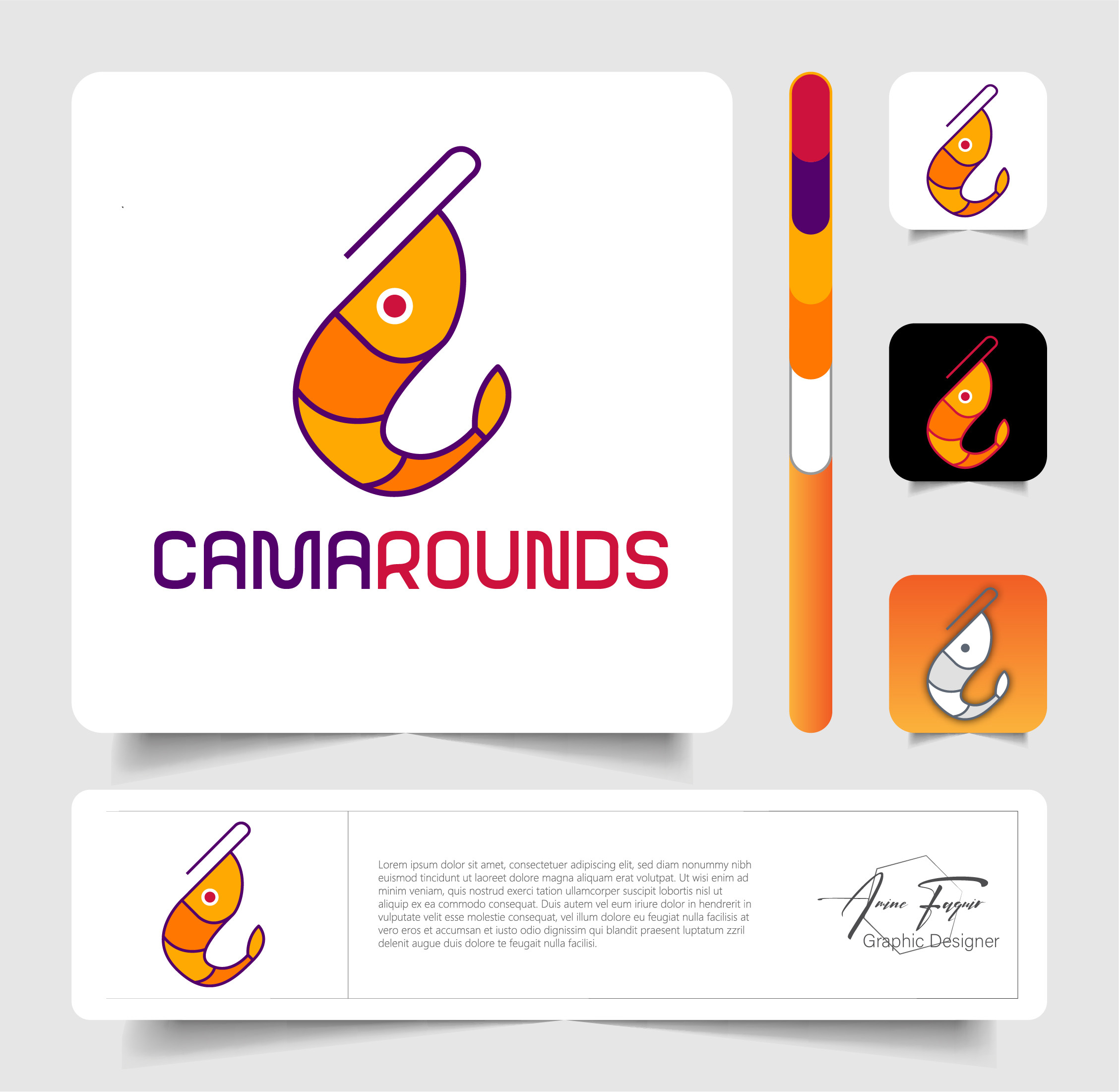 تصميم شعار مبتكر وإحترافي مع بطاقة عمل