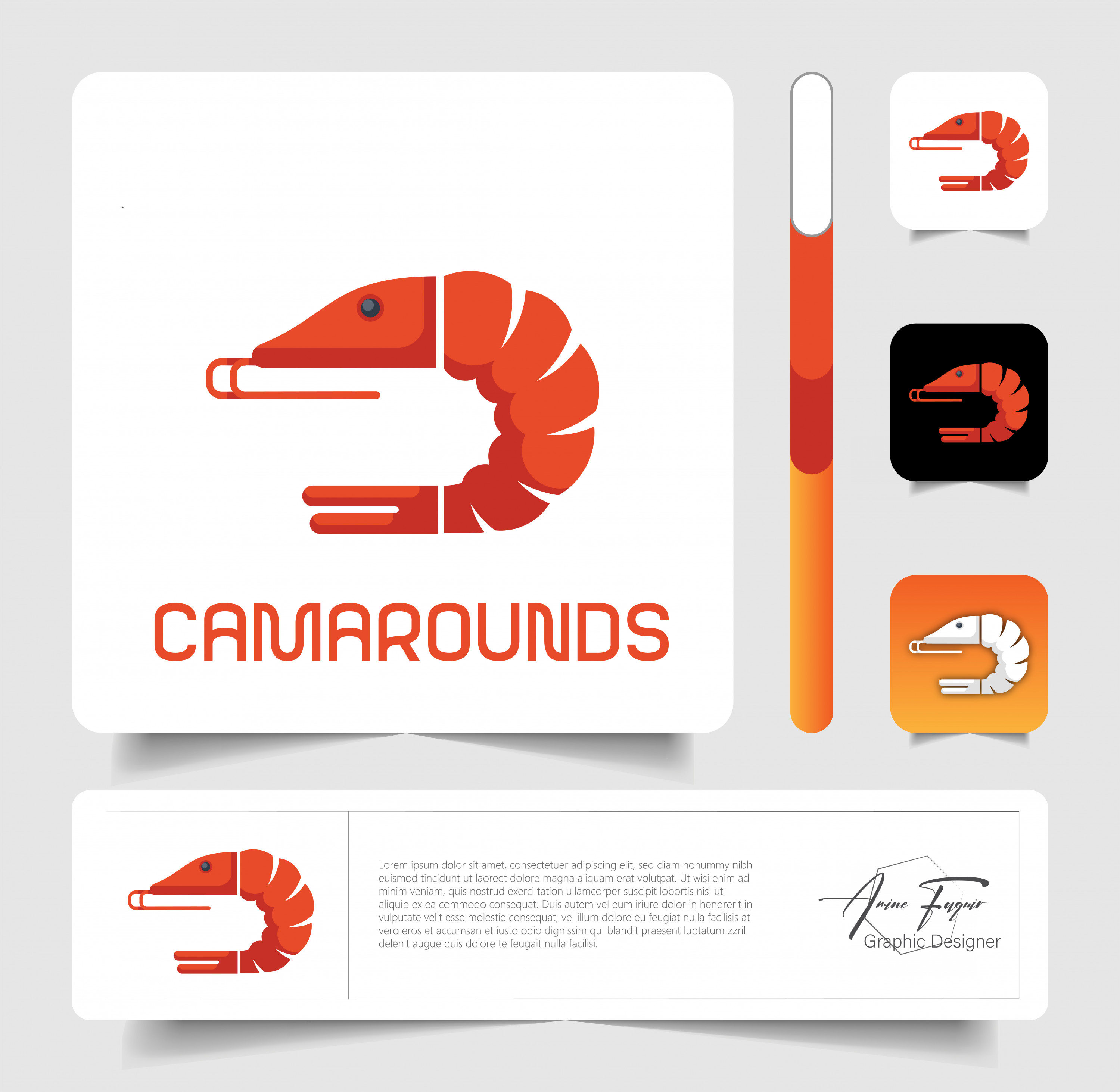 تصميم شعار مبتكر وإحترافي مع بطاقة عمل