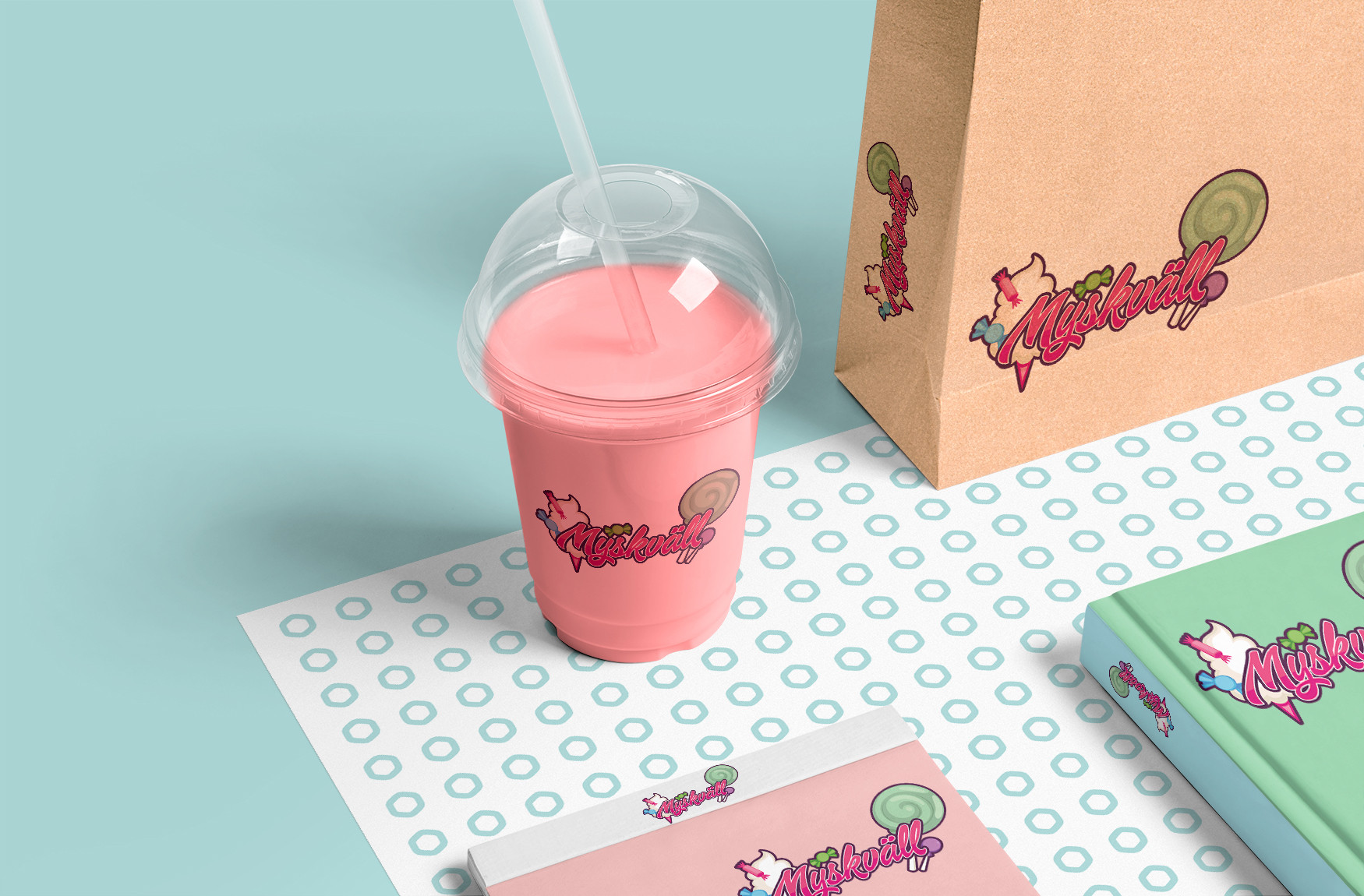 تصميم شعار مبتكر وإحترافي مع بطاقة عمل