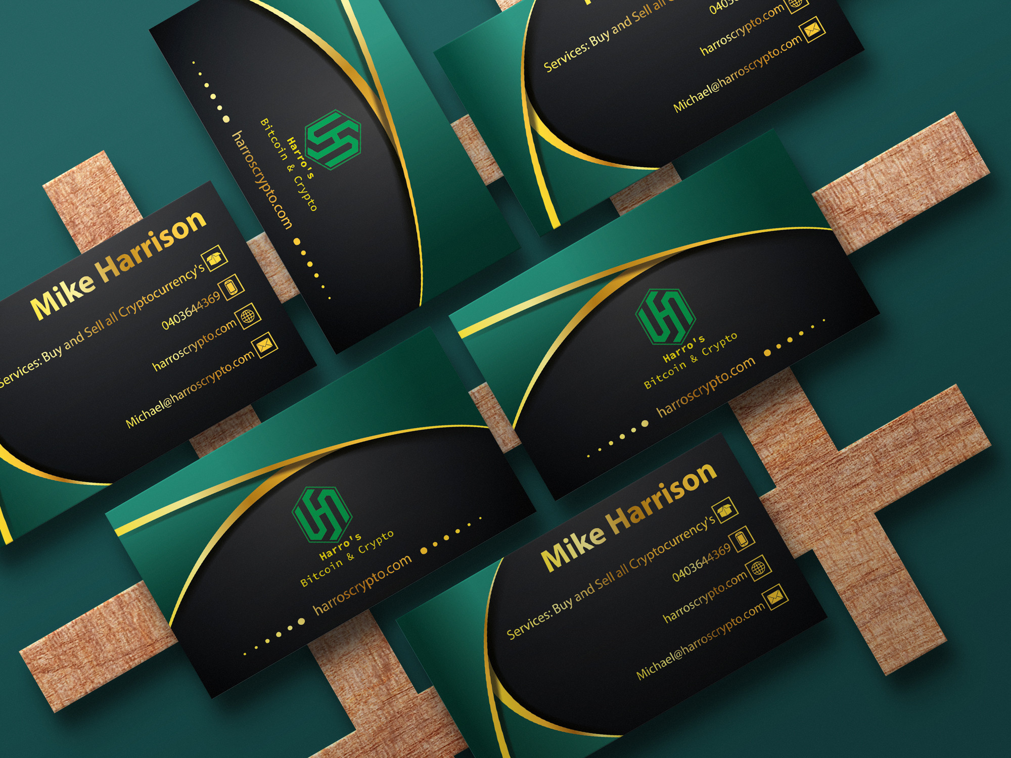 تصميم شعار مبتكر وإحترافي مع بطاقة عمل