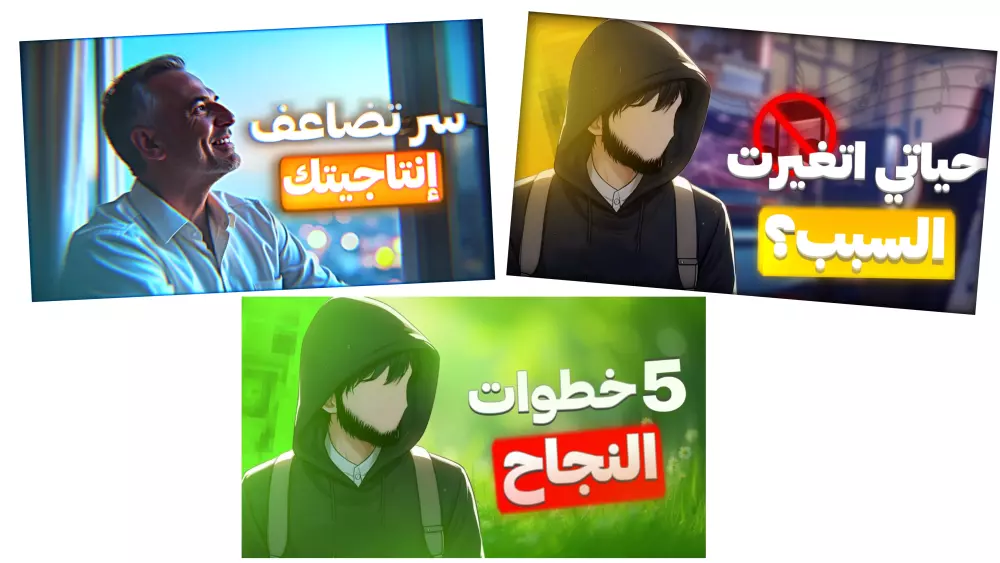 تصميم صورة مصغرة لفيديو اليوتيوب