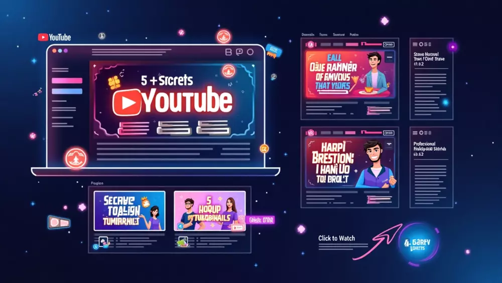 "صورة مصغرة تلفت الأنظار! 🔥 تصميم جرافيك مُبتكر يجعل عملك الأكثر ظهورًا على اليوتيوب!" "Eye-Catching Thumbnails! 🔥 Innovative Graphic Design to Make Your Content Stand Out on YouTube!)