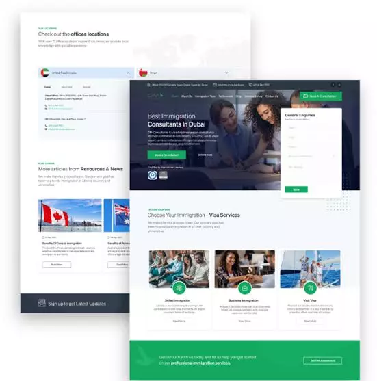 انشاء موقع إلكتروني  احترافي للشركات و الاعمال التجارية أكثر من 5 صفحات