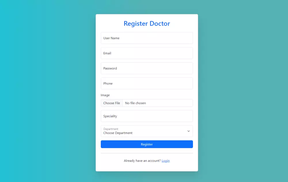 تنفيذ موقع ويب للرعاية والخدمات الصحية