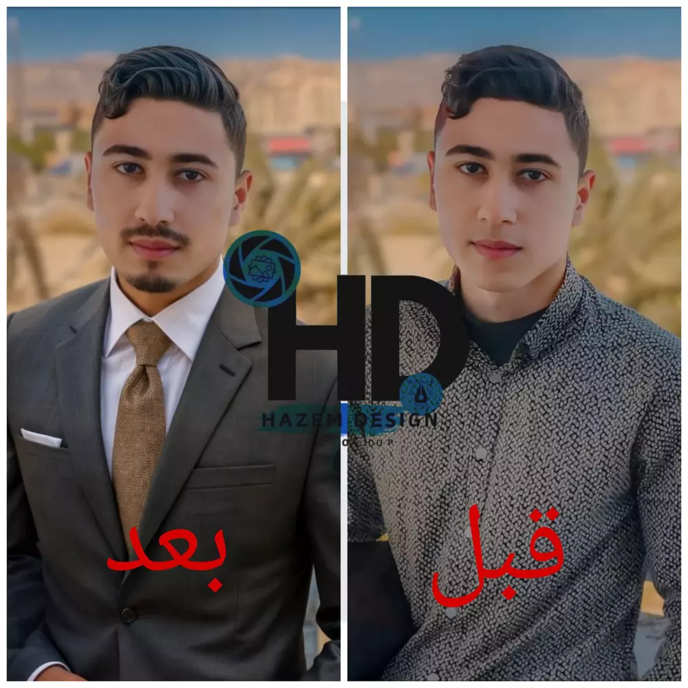 تغير ملابس الشخص بالصورة مع اضافة لحية بطريقة واقعية