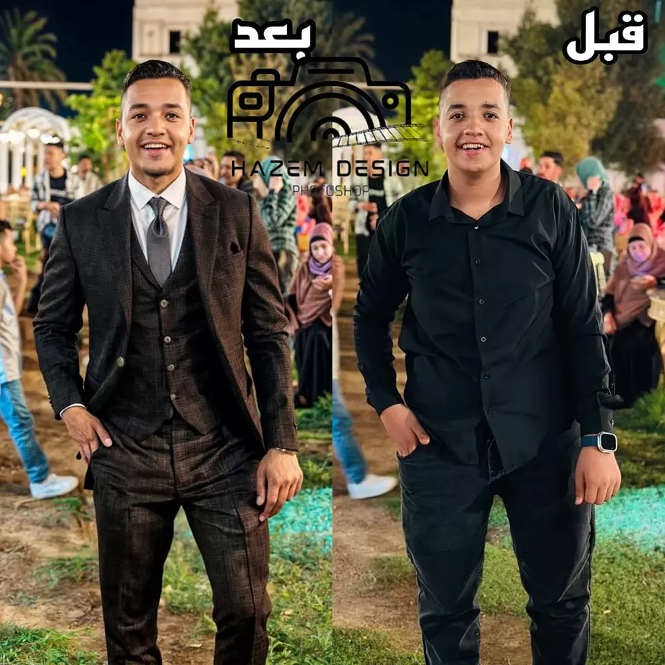 تغير ملابس الشخص بالصورة مع اضافة لحية بطريقة واقعية