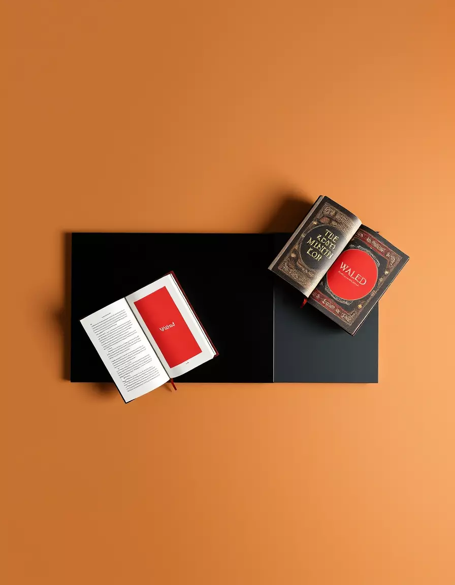 تنفيذ اغلفة الكتب والمقالات والمجلدات