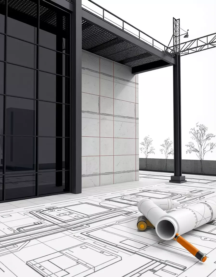 تصميمات هندسية ومعمارية باسلوب اوروبي