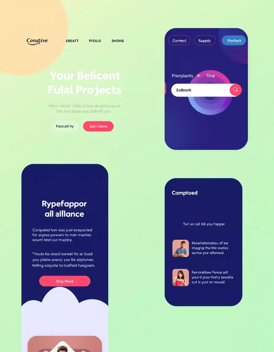 تصميم الواجهات الامامية لصفحات الانترنت او الهواتف