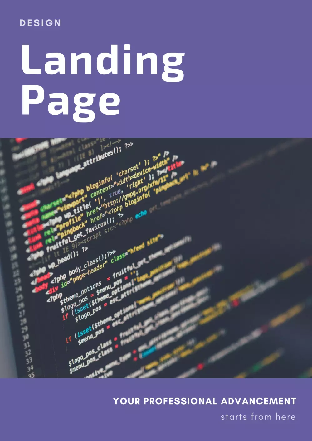 إنشاء صفحة هبوط