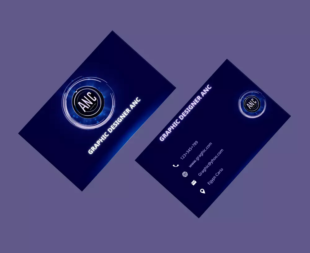 تصميم كروت شخصية احترافيه