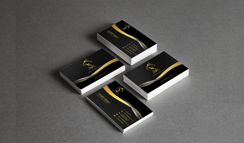 تصميم بطاقة شخصية بزنس كارد (business card)