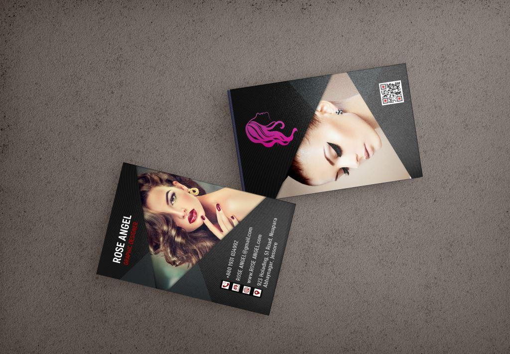 تصميم بطاقة شخصية بزنس كارد (business card)