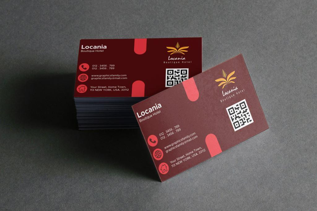 تصميم بطاقة شخصية بزنس كارد (business card)