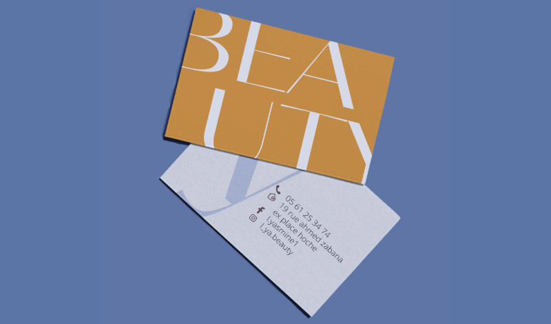 تصميم بطاقة أعمال إحترافية جاهزة للطباعة