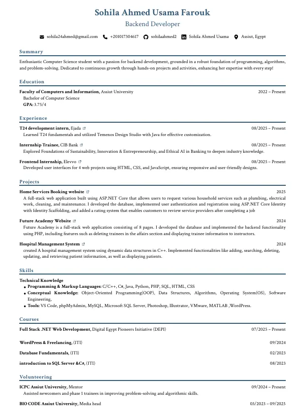 انشاء سيره ذاتيه احترافيه تتوافق مع ATS Test