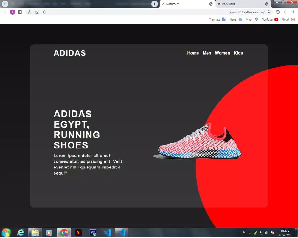 تصميم او برمجة موقع HTML+ CSS3 + JavaScript
