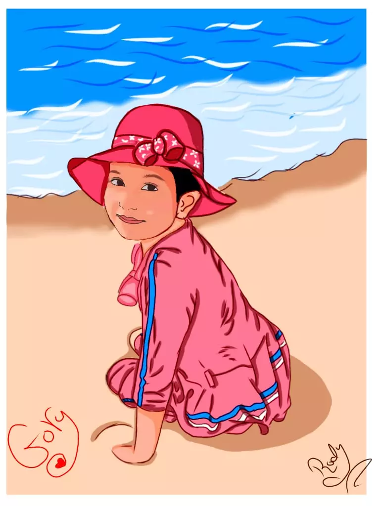 رسم شخصيات كرتونية