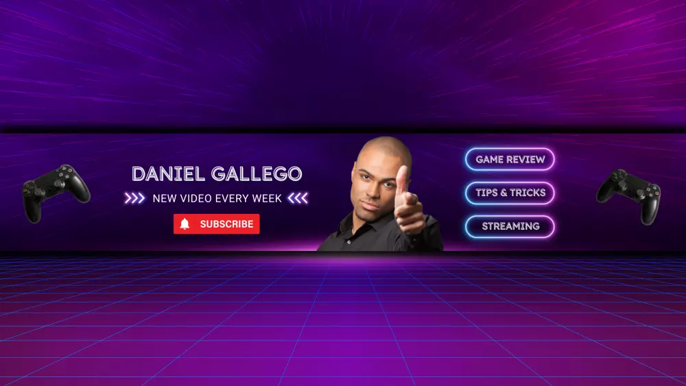 تصميم غلاف إحترافي لقناتك على اليوتيوب