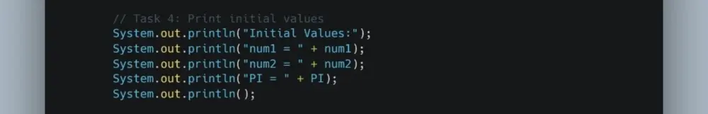 تطبيق Java لإجراء العمليات الحسابية الأساسية على الأعداد