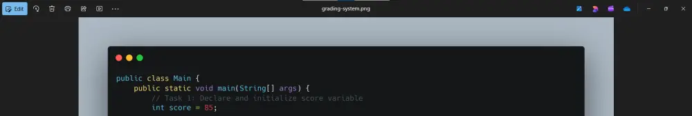 تطبيق Java لتحديد الدرجة النهائية للطلاب باستخدام If-Else