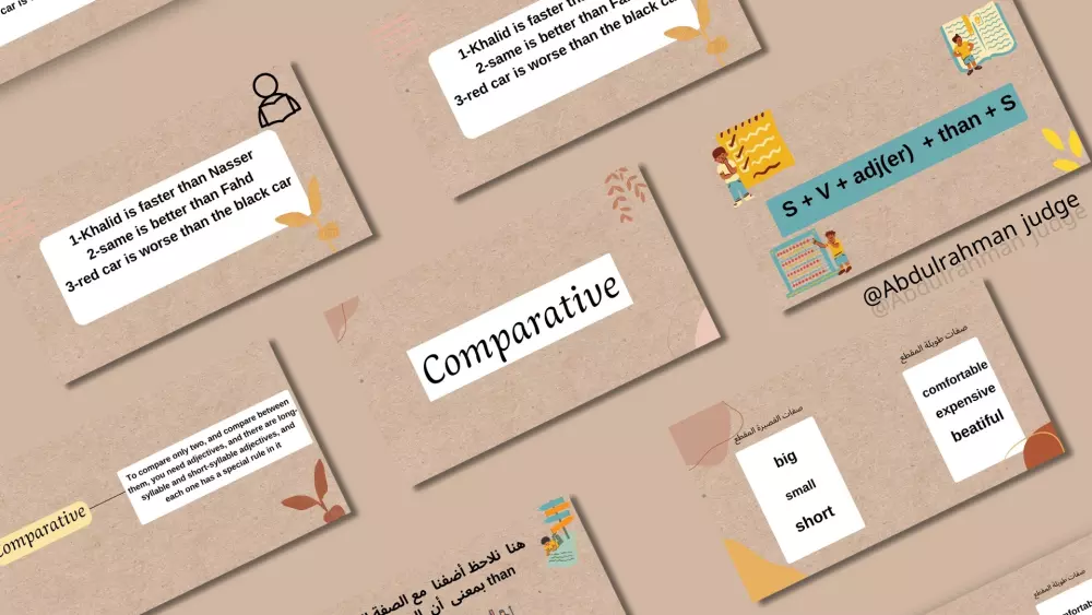 تصميم عرض تقديمي بوربوينت بشكل مرتب وجذاب