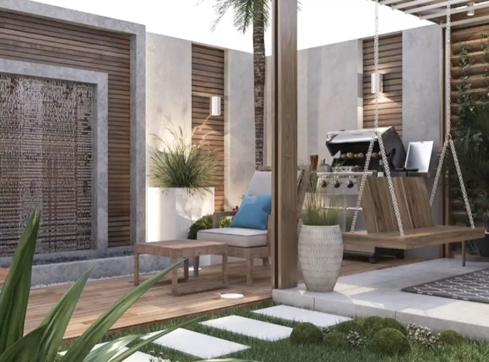 تخطيط وتصميم الحدائق المنزلية والمسابح والمنتزهات العامة .