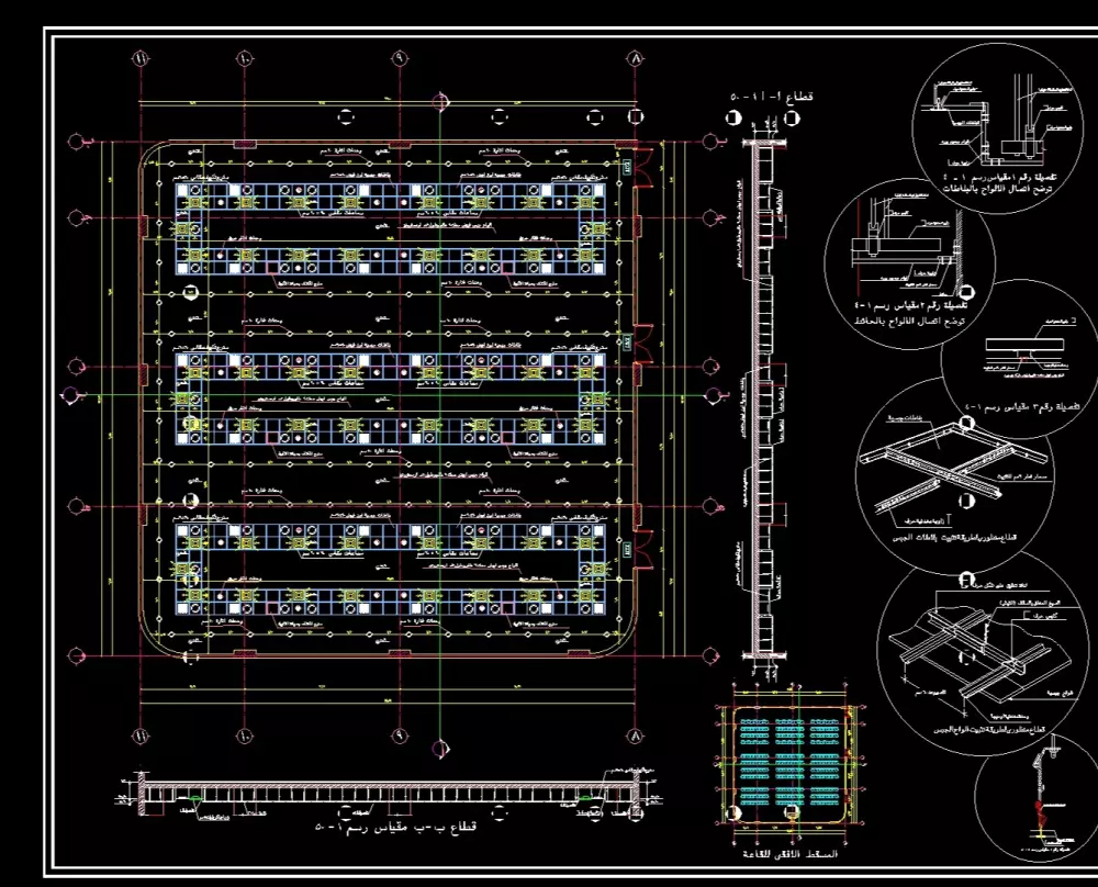 تصميم لوحات تنفيذية(شوب دروينج) لكافة المشاريع