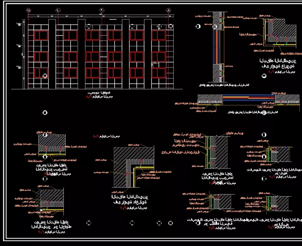 تصميم لوحات تنفيذية(شوب دروينج) لكافة المشاريع