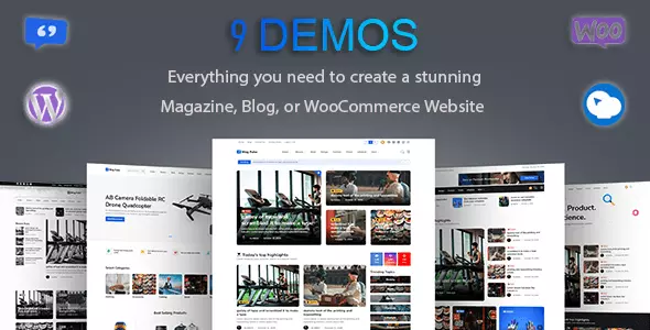 Blog Pulse – قالب WordPress مميز للمدونين ومنشئي المحتوى