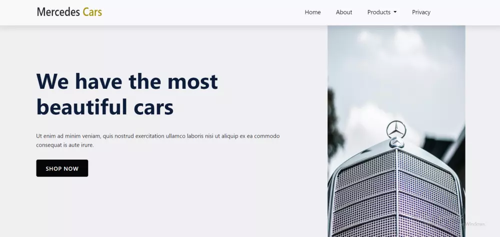 تصميم صفحة ويب باستخدام html , css , js and bootstrap