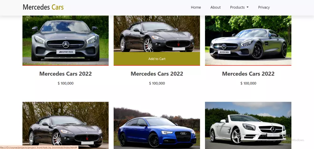 تصميم صفحة ويب باستخدام html , css , js and bootstrap