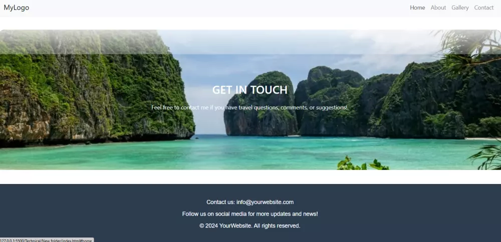 انشاء صفحة ويب ب HTML5و CSS3 و JavaScript و bootstrap متوافقة مع جميع الاجهزة
