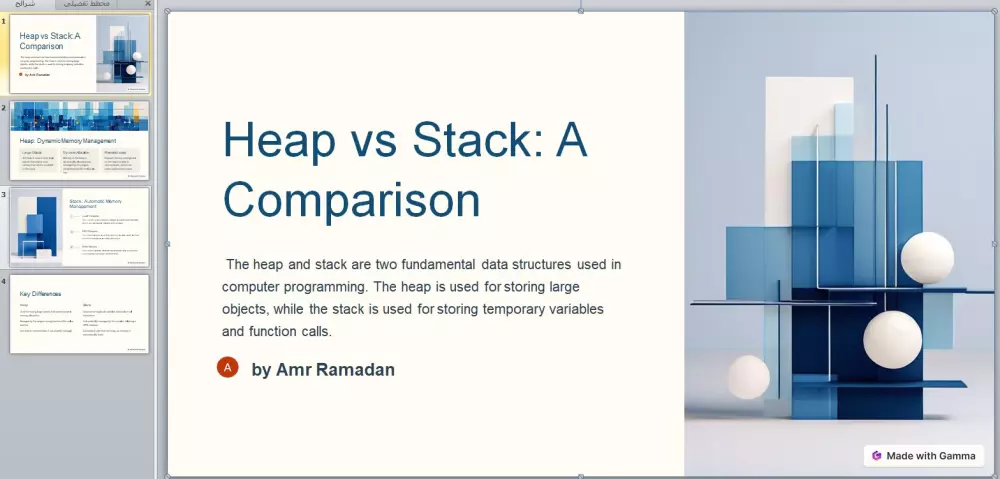 خدمة تصميم عروض PowerPoint احترافية