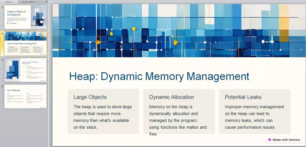 خدمة تصميم عروض PowerPoint احترافية