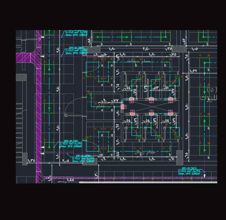 اعداد وتصميم الدراسات الكهربية ورسم المخططات AUTOCAD