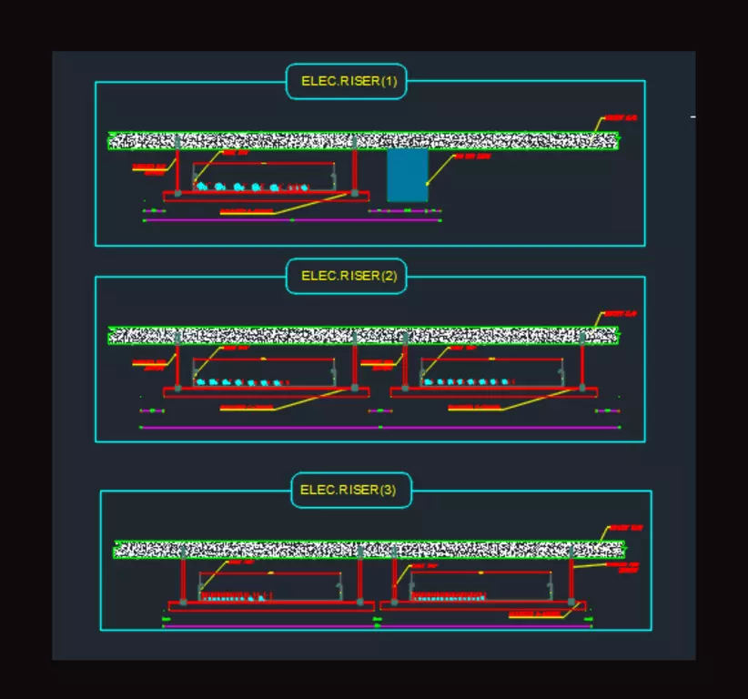 اعداد وتصميم الدراسات الكهربية ورسم المخططات AUTOCAD