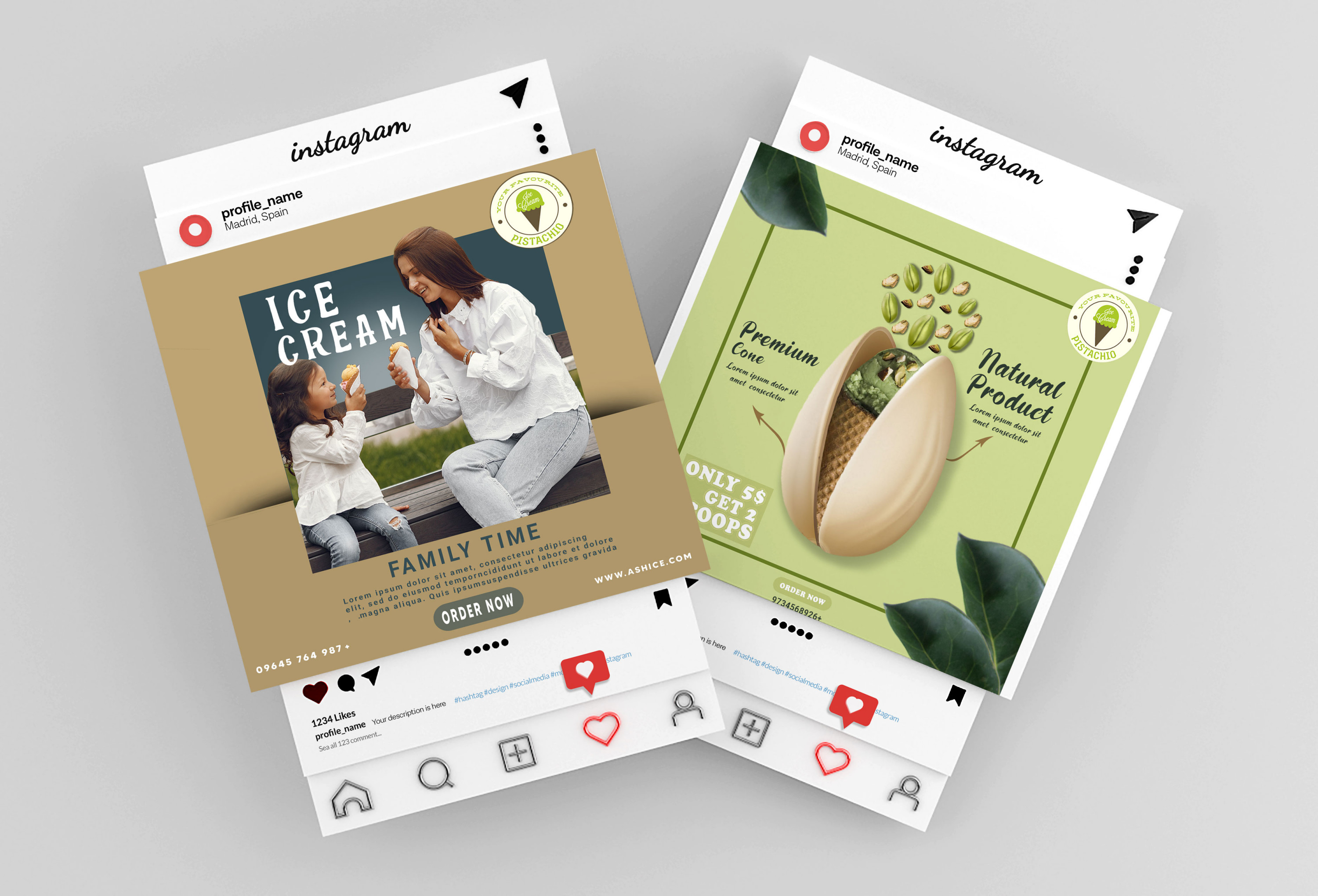 تصميم إعلان سوشيال ميديا بجودة عالية(عدد 1 )