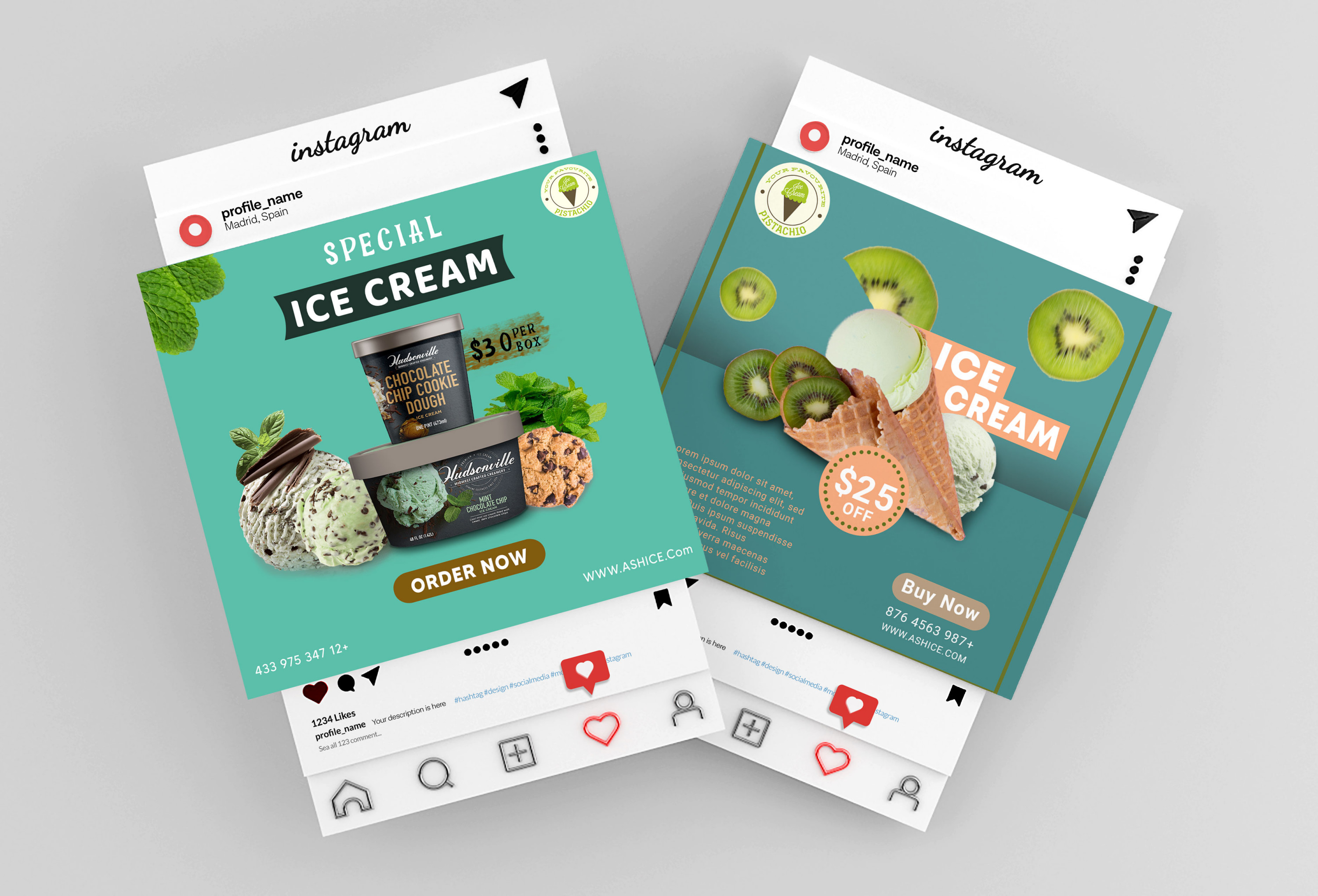 تصميم إعلان سوشيال ميديا بجودة عالية(عدد 1 )