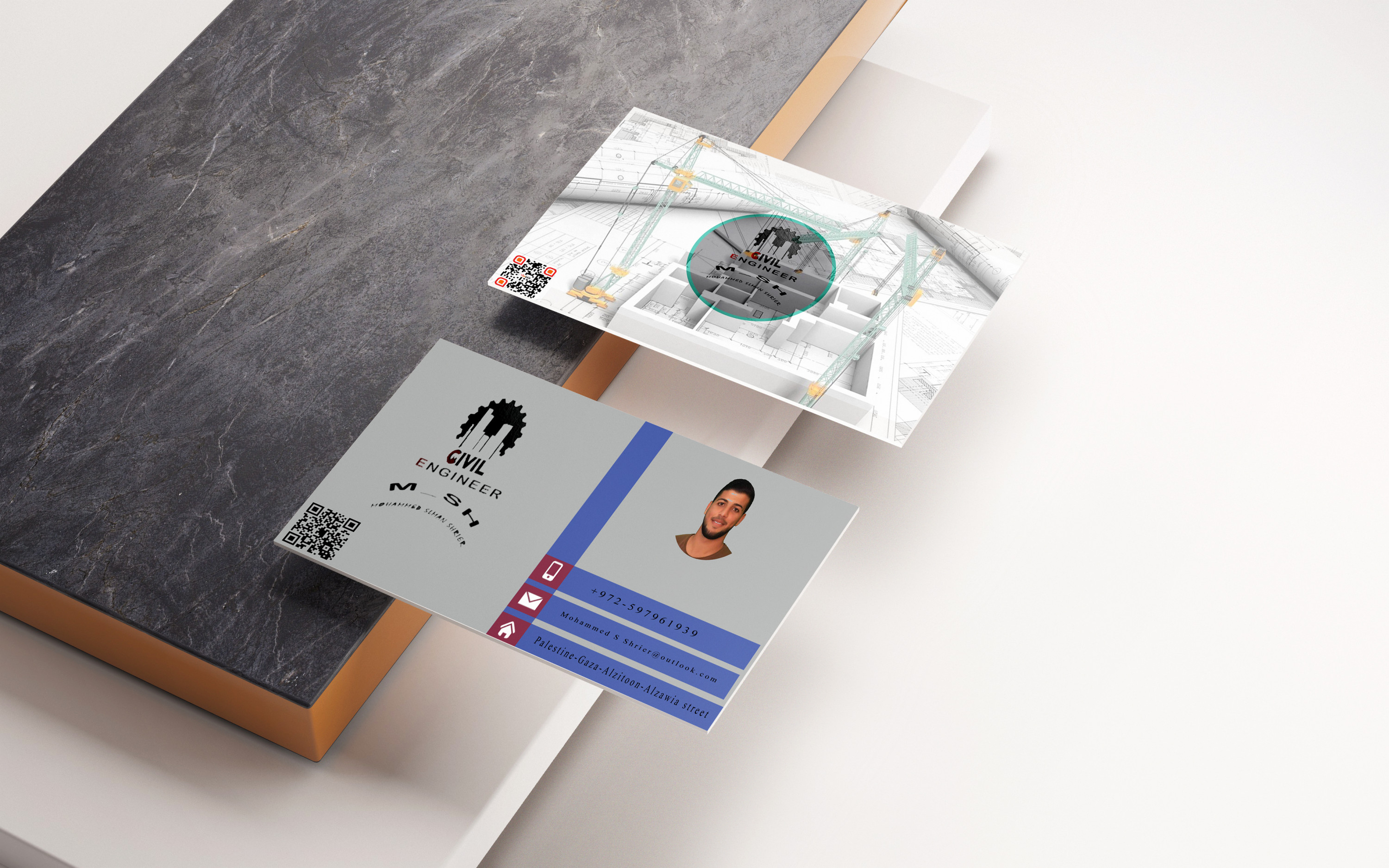 تصميم بطاقه اعمال يبدأ من 5$