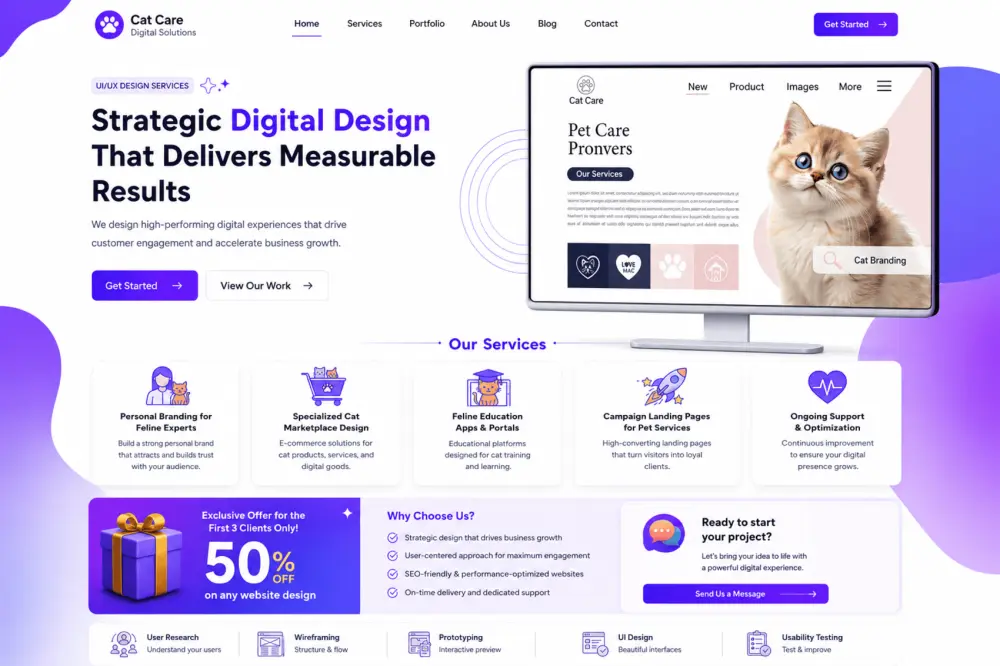 إنشاء موقع Portfolio احترافي لعرض أعمالك باستخدام React و Next.js