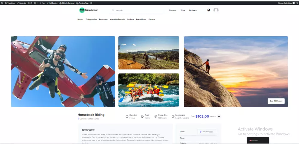 تصميم موقع وردبريس احترافي