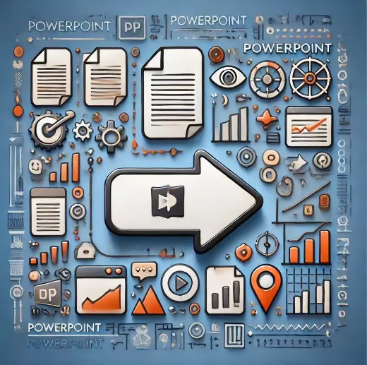 تحويل اي موضوع الي عرض powerpoint