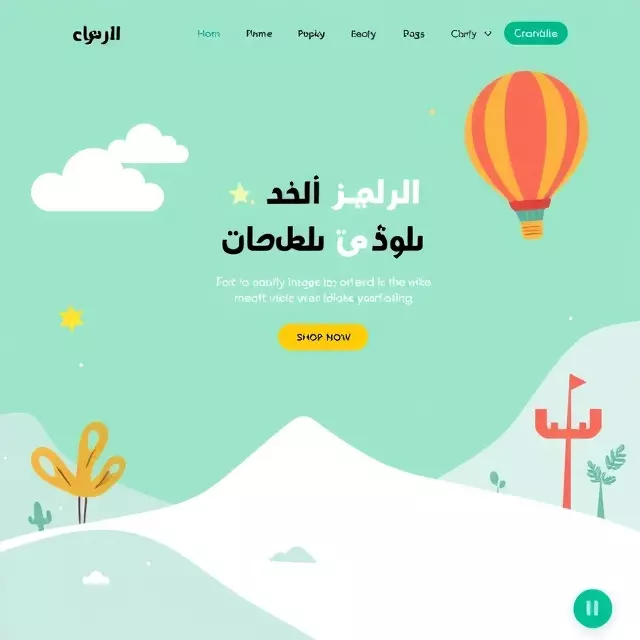 "تصميم صفحة رئيسية احترافية باستخدام ووردبريس"